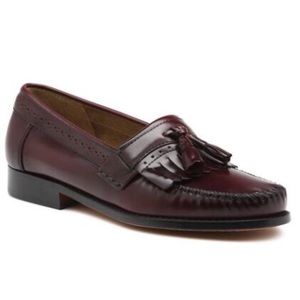 PRE-OWNED BURGUNDY BASS LOAFERS 👞